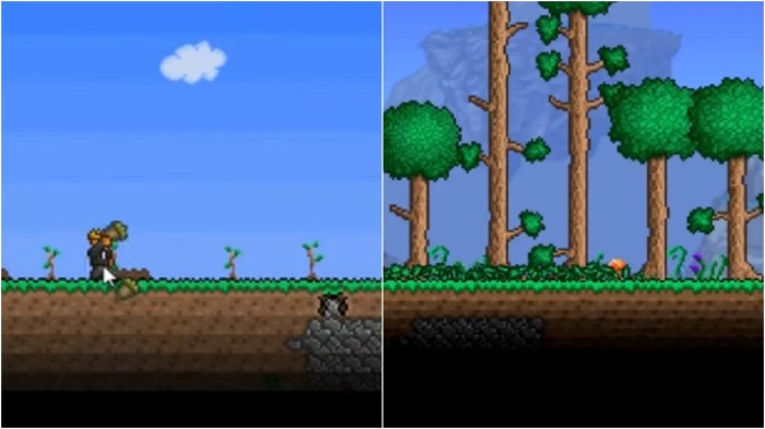 How do you plant trees in terraria